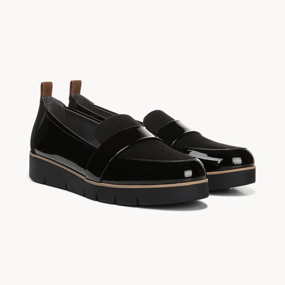 Dr. Scholl's Black Patent Loafers